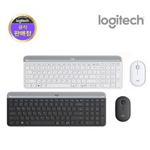 [로지텍 코리아]로지텍 MK470 슬림 무선 콤보[블랙 화이트], 로지텍 MK470 블랙