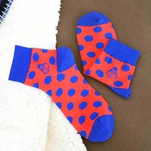 베프몰 여자 비비드 컬러 도트 양말 땡땡이 패션 삭스