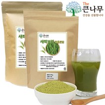 큰나무 20배 농축 새싹보리 착즙 분말 녹색, 500g, 4개