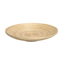 [이케아] 훌테트 대나무 접시 30cm 핸드메이드 플레이트 파티용 디저트용 과자접시