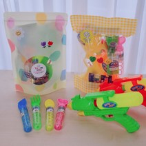 물총구디백 어린이집 생일 답례품 영유 학원 영어유치원답례품 여름용 단체선물 교회 공부방 행사, 08.통통데이지, 5. 풍성 물총구디백(밀키사탕)