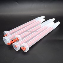 견고한 다이나믹 믹싱 노즐 26 요소 내부 직경 12mm 믹서 AB 접착제 혼합용 에폭시 수지 실리콘 폴리우레탄, 한개옵션0