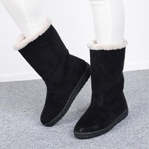 푹신한 겨울 윈터 털 부츠 방한화 미디부츠 편한부츠