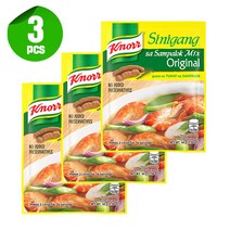 Knorr Sinigang Sampalok Mix Original 44g*3pcs 크노르 시니강 삼팔록 믹스 오리지날 44g*3팩, 2개, 44g