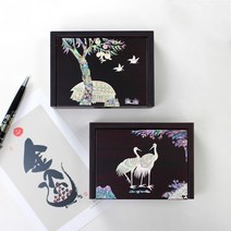 [박씨상방] N 나전칠기 신형특자동 자개명함함, 단품