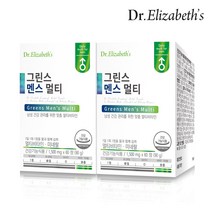[백화점정식입점브랜드] 닥터엘리자베스 그린스 멘스 멀티 60정 2박스 (4개월분), 1500mg x 60정 (90g) x 2개 세트