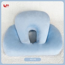 LoveMe 경추베개 높은베개 숙면베개 오피스 낮잠 인공 수면베개 눕는 베개 눕는 낮잠 낮잠베개 낮잠베개 가볍고 편리한 사무실 점심시간 언제 어디서나 휴식, 바다색