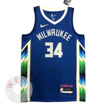 NBA 2022-23 밀워키 벅스 야니스 아데토쿤보 스윙맨 져지 유니폼 - 시티 에디션