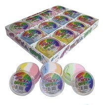 [갓스피플 칼라풀크레파스슬라임 12개 토이파크문구점 액체괴물 본상품선택]