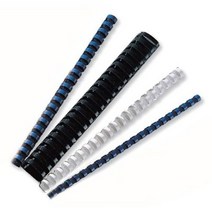 카피어랜드 제본 플라스틱링 1BOX 100개입, 8mm, 검정색