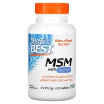 닥터베스트 OptiMSM이 MSM 1 500 mg 120정 즉시출고닥터베스트