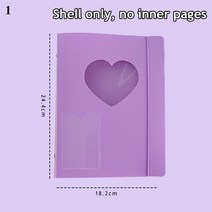 스크랩북 포토북만들기 앨범 사진첩 러블리 A5 바인더 Kpop 아이돌 사진 저장 책 카드 홀더 체이싱 별 앨범, 14 d1