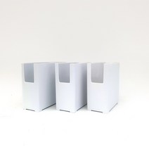 줍줍상점 현관문 자석 수납함 소품 정리함 마그넷 3SET, 화이트