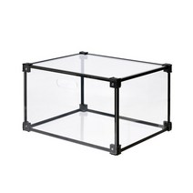 조립식 고급 아크릴 진열장 피규어장식장 건담 레고 장난감 진열 케이스, 밀폐형 L, 1개