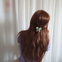 마블링 나비 집게핀 올림머리 여신헤어핀