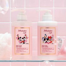 제이엠솔루션라이프 디즈니 프레쉬 로즈 퍼퓸 바디케어세트 (워시500ml+로션500ml) 리얼 로즈향, 단품