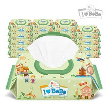 아이러브베베 포레 72매 20팩 캡형 아기물티슈