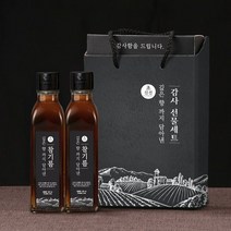 우리농산 [초신선] 국내산 참기름180ml x 2병 감사선물세트