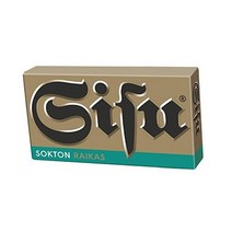 4박스 x 잎 36g Sisu Raikas Sokton 오리지널 핀란드어 무설탕 살미아크 감초 향정 사탕 방울 당의정 과자