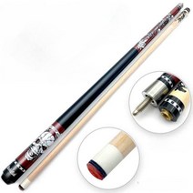 당구큐 큐케이스 당구용품 블랙 13MM, 13MM 물푸레 나무 큰 머리 막대