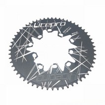 자전거크랭크 Liteproelite-타원형 더블 BCD 110/130MM 체인 링 접이식 자전거 54/56/58T 크랭크 셋 도발 드라이브 라인 휠, [01] 54T