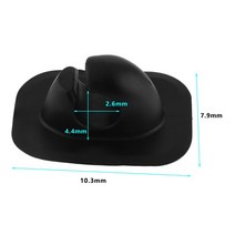 1Pc Inflatable Boat Paddle Clip PVC Mount Patch Boats Pole Oar Holder for Rowing Dinghy Kayak Canoe, [01] black A