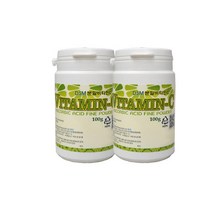 영국 DSM 분말 비타민C 200g(알미늄/병 선택).메가도스비타민C/다소미아 110863, HDPE통 100g 2개, 1g용 1개+3g용 2개