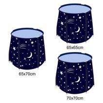 성인접이식욕조 1인 이동식 반식욕 가정용 접이식 욕조 욕실 스파 두꺼운 열 담글 독립형 샤워 스톨, 02 65cmx70cm