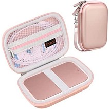 새로운 canon ivy 2 mini canon ivy mini canon ivy cliq+ cliq 2 cliq+2 포토 프린터 모바일 무선 블루투스 즉석 카메라 프린터용 백, s-로즈 골드