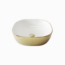 PP080 도기볼세면기-BT 탑볼세면기세면볼 세면대 세면기 탑볼세면, CH 골드(멍)자동폽업, P트랩(벽배수) 32cm