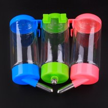 새용품 새물 마시는 급수기 클립 포함 400ml 애완 동물 용품 디스펜서 병 앵무새 케이지용 컵 그릇, 02 파란_01 400ml