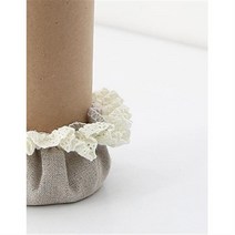 [콩지] 린넨레이스 세발 의자발커버 3P, 단품