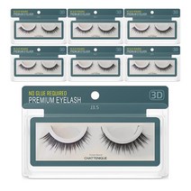 [ 9~12 mm ]샤뜨니끄 3D 속눈썹 7개세트 원터치 3초 속눈썹 4종 셀프연장 9~12 mm 7개세트, 7개(1세트), j3.5-9mm