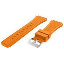 타임워치 스톱 시계 스탑 워치 공부 타이머 초 타임 Haylou솔라 LS05 용 팔찌 스트랩 22MM 실리콘 시계 밴, 09 Orange_01 22mm