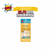 피니키 찹찹 리얼 미트스틱 강아지간식 1p, 20개입, 치킨+대구 혼합맛