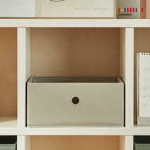 한샘 샘 폴리 수납바스켓 중 2P 세트 수납박스 / 샘책장 호환, 선택:01.샘폴리바스켓(중)크림 2개, 01.샘폴리바스켓(중)크림 2개