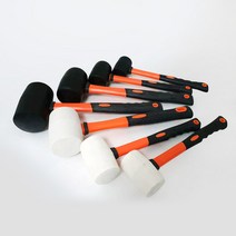 [마치드림] 고무망치 고급형, 블랙, 1개, 500g