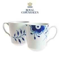 [Royal Copenhagen] 로얄 코펜하겐 블루 플루티드 메가 머그컵 2개세트 018811, 단품 018811