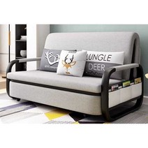 접이식소파베드 2인용 가로형 매트리스 침대형 심플, 폭1.66m스폰지5cm+수납