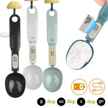 500g 디지털 측정 스푼 lcd 디스플레이 주방 전자 식품 밀가루 규모 도구 0.1g0.01oz 우유 커피 차용 정밀, 빨간색, USB 충전식