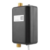 전기 순간 온수기 야외 화장실 가전 제품 Tankless 전기 온수기 욕실 주방 인스턴트 온도 디스플레이 난방, 04 Black_03 영국 플러그