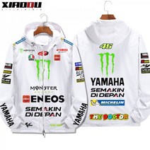 야마하 몬스터 바람막이 저지 자켓 점퍼 라이딩 바이크, 185 / XXL, 02