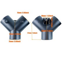 무시동히터부속 차량용히터 차박히터 vavle 플랩 조정 가능한 공기 디젤 주차 벤트, 75mm 및 2개의 밸브