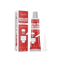 견고한 금속 파이프 나사 실란트 녹 방지 씰 껌 30ml 누출 내열성 대신 솔리드 가스켓, 02 Black, 02 Black