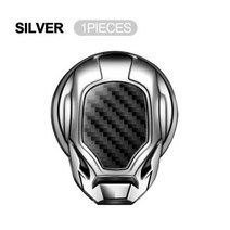 테슬라 호환 용품 꾸미기 자동차 인테리어 엔진 점화 버튼 보호 커버 장식 기아 아침 시드 Picanto K5 K7 K8 K3 Sportage 액세서리, Silver+For SAAB