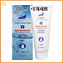 100ml 5개 손세정제 주노 추천 세정제 단체 구매 대량 개인 위생 키트 학교 기관 마스크균 방지, 단품, 단품