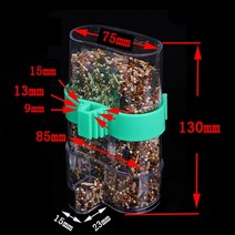 새먹이통 걸이형 전원주택 새장 야생 새모이통 새집 새모이 외부 버드피딩 can store water bird feeder food water feeder 자동 급수기 앵무새 새, 초록, s