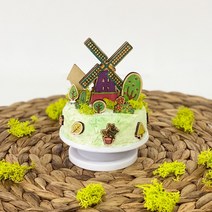 풍차마을 오르골 만들기, 본품+수채화물감, 본품+수채화물감