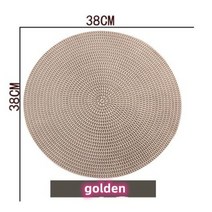 라탄 수납장 서랍장 협탁 침대 침대옆 서랍장 미니 크리 에이 티브 곡물 먹다 매트 호텔 레스토랑 라운드 퓨어 컬러 컵 매트 환경 친화적 인 pvc 테이블의 단열 플레이트, 1