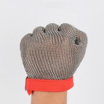 철장갑 손베임방지장갑 스틸 와이어 금속 메쉬 안전 절단 방지 내마모성 주방 정육점 작업 정원 보호 87, [06] M